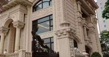白银黄金麻别墅外墙异形定制