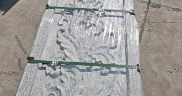 白银芝麻白别墅外墙雕刻版