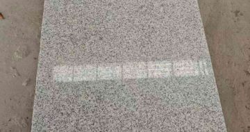 白银芝麻白光面毛板