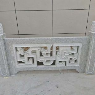 白银芝麻白河道栏杆 桥栏杆