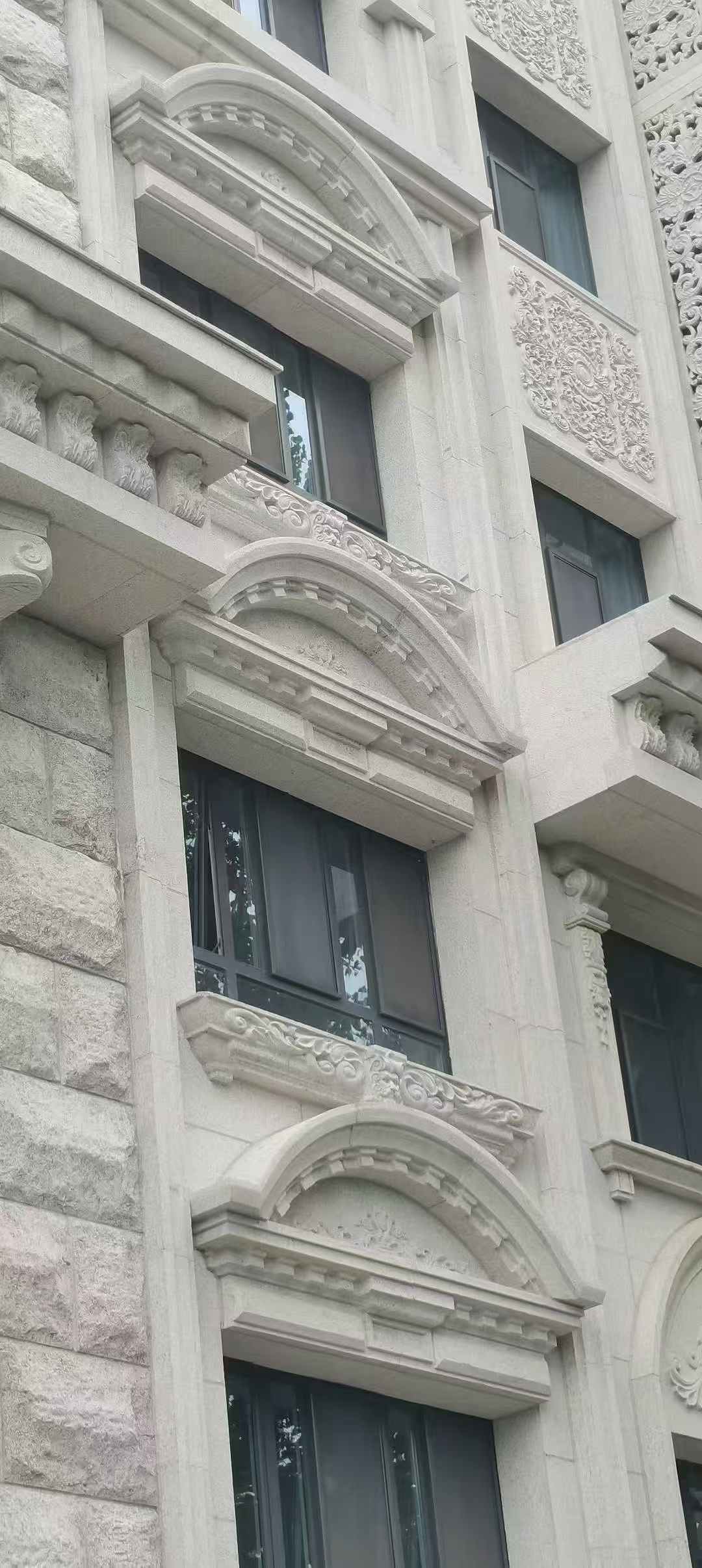 白银芝麻白异形 石材异形定制