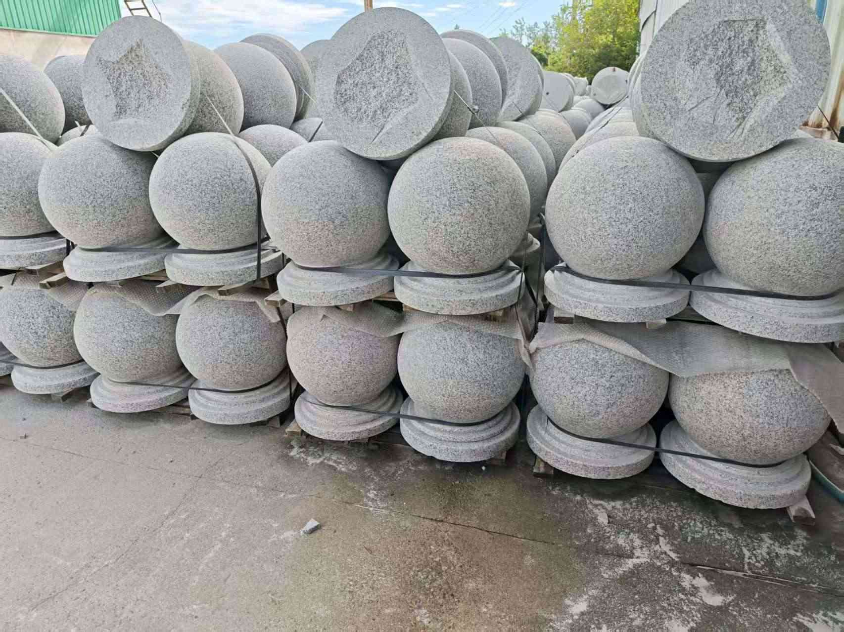 白银圆球石球挡车球