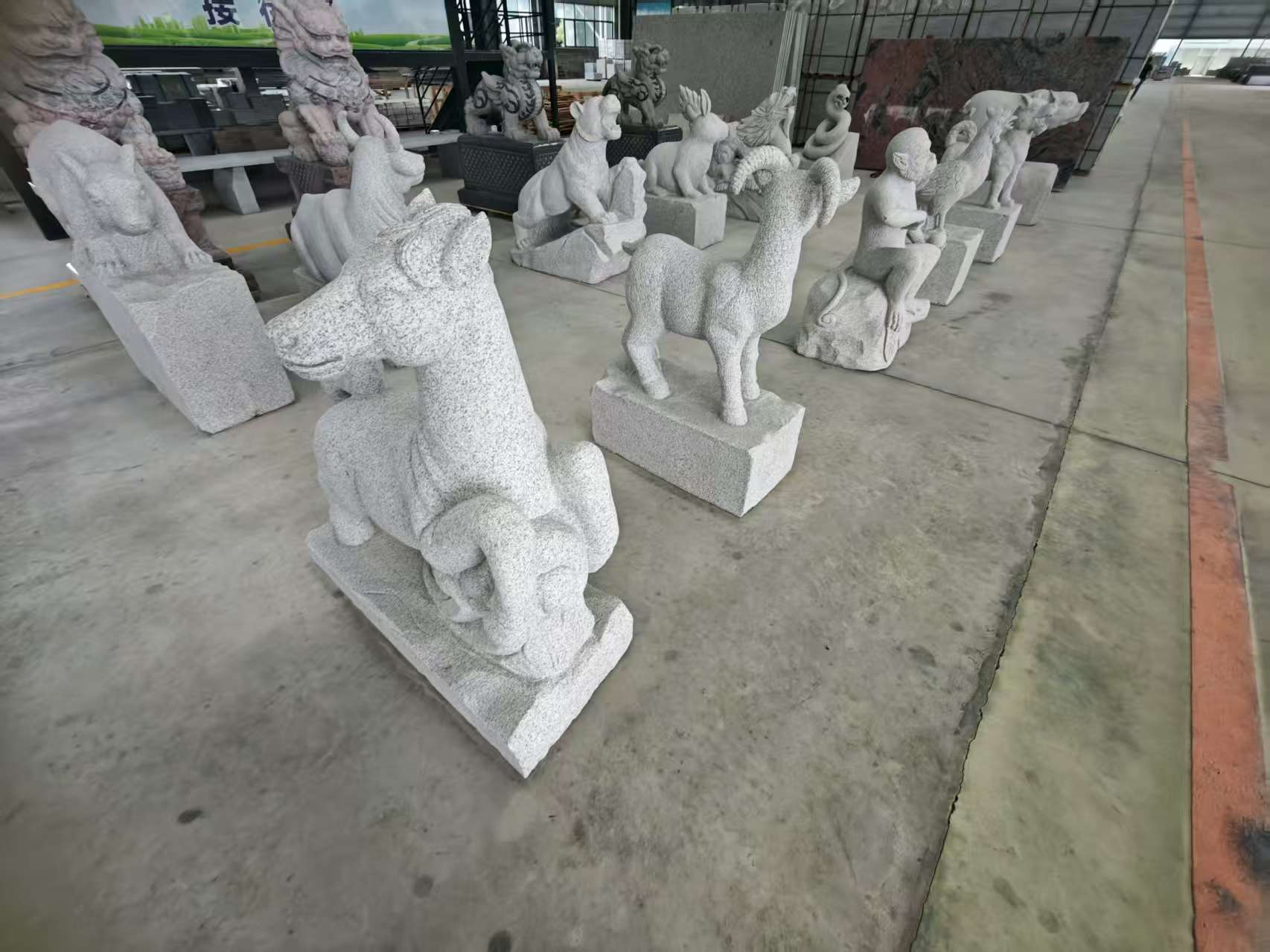白银芝麻白雕刻 十二生肖 异形雕刻