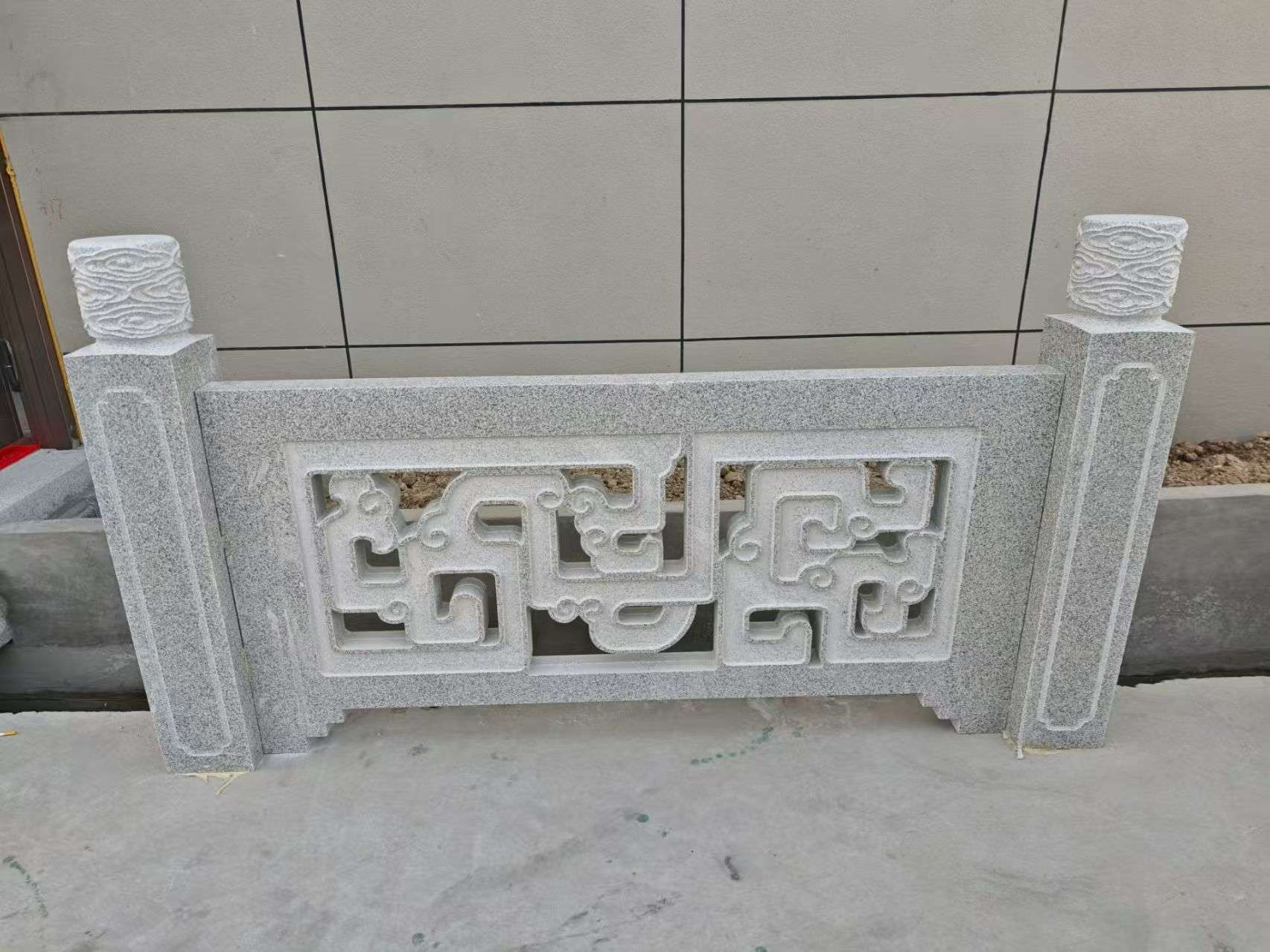 白银芝麻白河道栏杆 桥栏杆