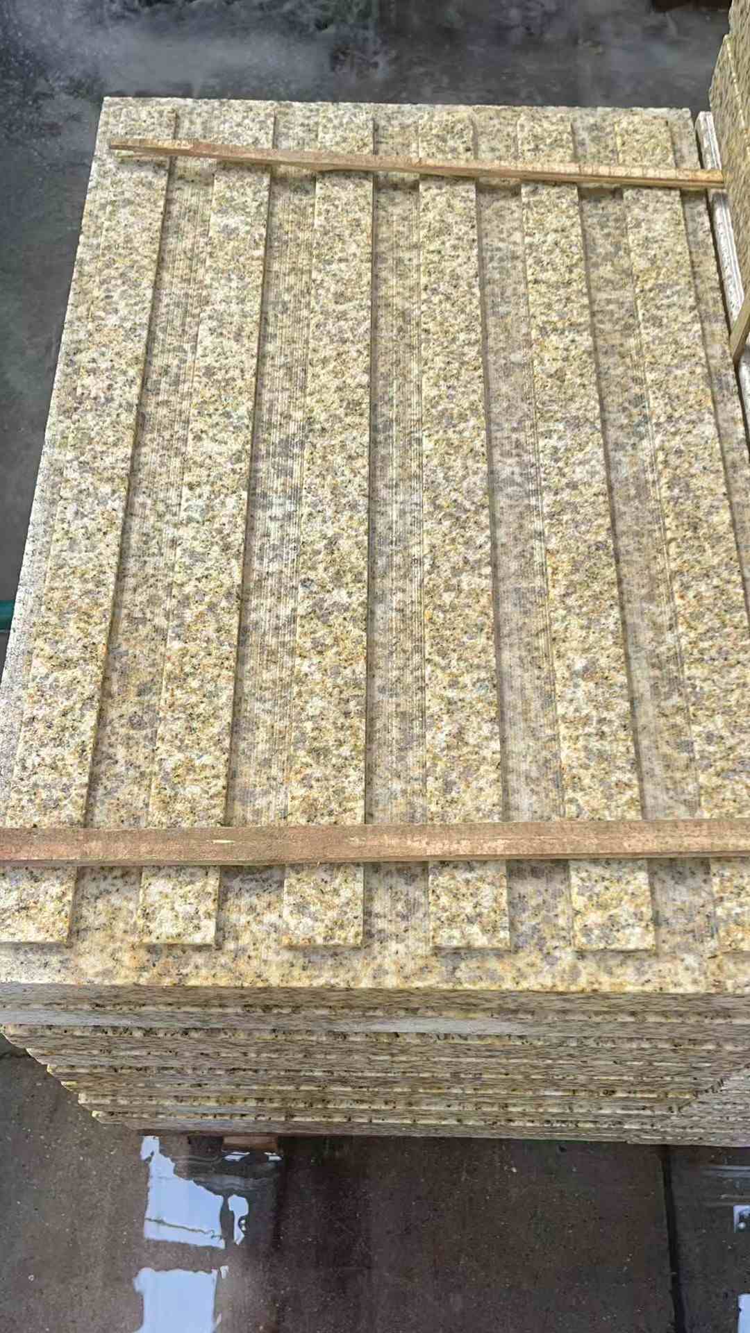 白银黄金麻盲道 石材盲道